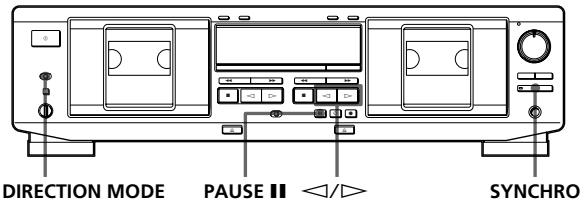 SONY TC-WE435 - Grabación sincronizada con un tocadiscos CD realizando un cable de Control A1 - 1