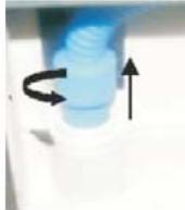 TECNOLEC TSLC8 - Installation du tuyau d'évacuation (pour écacer directement l'eau de condensation) - 1