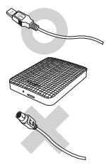 MAXTOR 3270 - Utilisation du cable de données - 1