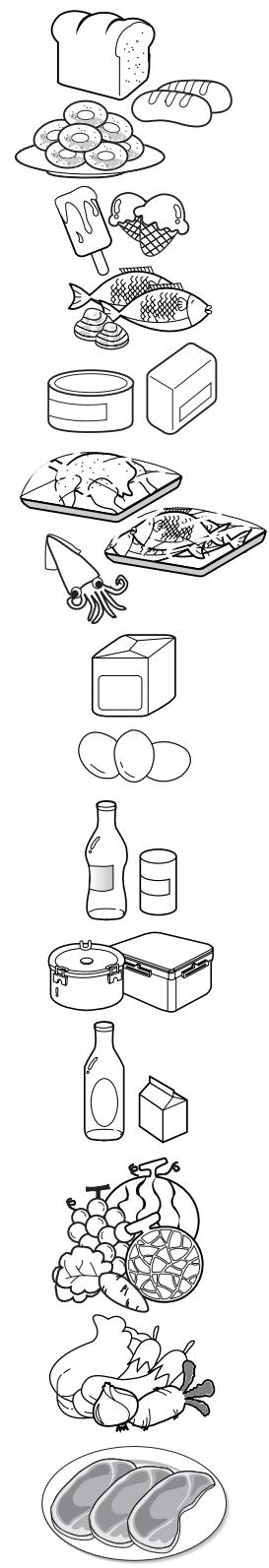 LG-GOLDSTAR GR-L196TLQA - Emplacement des aliments - 1