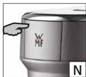 WMF 0416440071 - Axe de fixation pour accessoire en option - 1