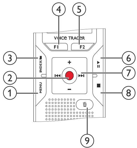 PHILIPS DVT4010+DVT2805 - Boutons - 1