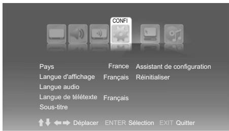 PROLINE B 1909 HXD - SETUP MENU (MENU DE CONFIGURATION) - 1
