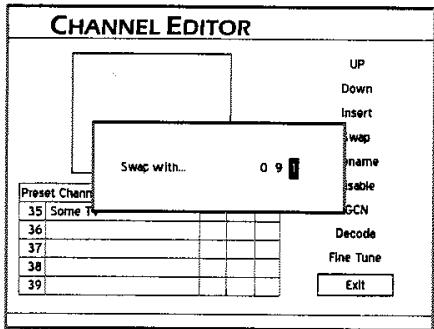 LITE-ON LVW-1101/1105 - Echanger les chaînes TV - 1