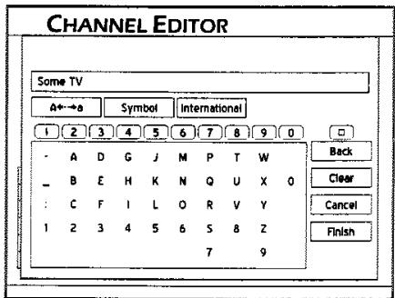 LITE-ON LVW-1101/1105 - Renommer les chaînes TV - 1