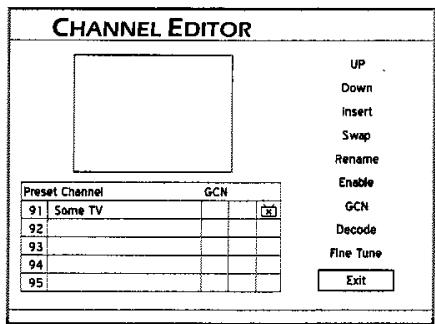 LITE-ON LVW-1101/1105 - Activer/désactiver des chaînes TV - 1