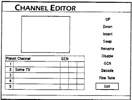 LITE-ON LVW-1101/1105 - Déplacer les chaînes TV vers le haut/bas - 2