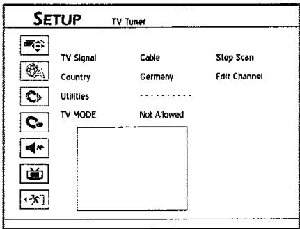 LITE-ON LVW-1101/1105 - Etape 3 : Balayer les chaînes TV - 2
