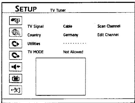 LITE-ON LVW-1101/1105 - Etape 3 : Balayer les chaînes TV - 1