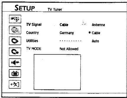 LITE-ON LVW-1101/1105 - Etape 1 : Sélectionner la source de signal TV - 1