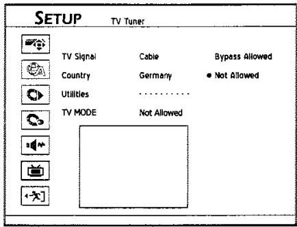 LITE-ON LVW-1101/1105 - Paramétrer le MODE TV/ Bypass PÉRITEL - 2