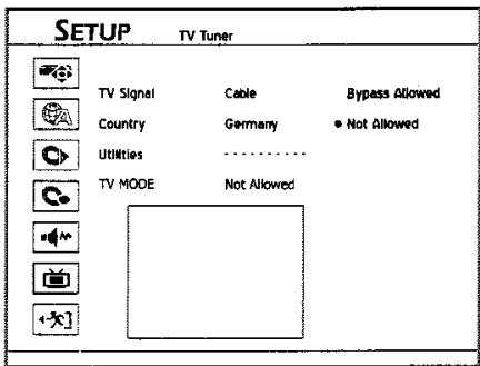 LITE-ON LVW-1101/1105 - Paramétrer le MODE TV/ Bypass PÉRITEL - 3