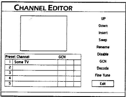 LITE-ON LVW-1101/1105 - Déplacer les chaînes TV vers le haut/bas - 4