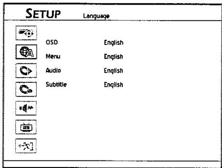 LITE-ON LVW-1101/1105 - Paramétrer la langue - 1