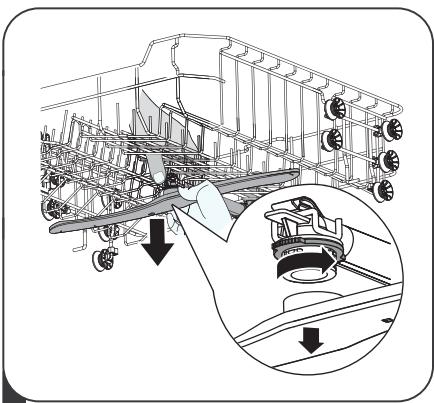 DARTY TDW4510WH - Nettoyage des bras d'aspersion - 1