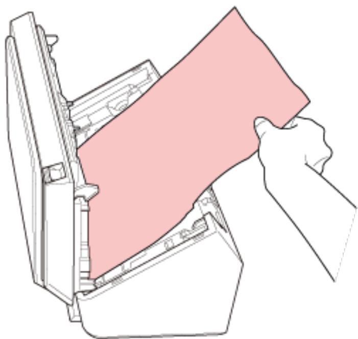 FUJITSU SP-1120N - Remove the jammed document. - 1
