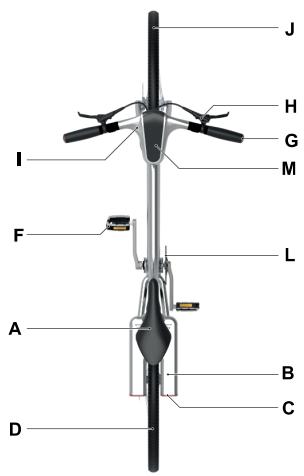 ANGELL VELOELECTRIQUESMARTBIKESILVER - - Représentation graphique du velo - 2