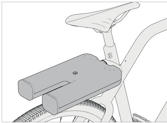 ANGELL VELOELECTRIQUESMARTBIKESILVER - - Connecter la batterie - 1
