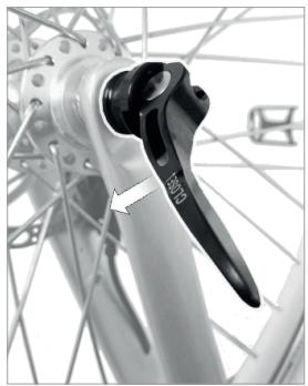 ANGELL VELOELECTRIQUESMARTBIKESILVER - - Changer la roue avant - 2