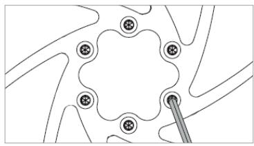 ANGELL VELOELECTRIQUESMARTBIKESILVER - Etape 1: Montez le disque sur la roue avant et arrêté - 1