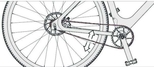 ANGELL VELOELECTRIQUESMARTBIKESILVER - - Vérifier la tension de la chaine - 1