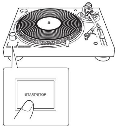 AUDIO TECHNICA AT-LP120XBT-USB - Lecture d'un disque - 1