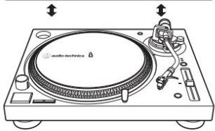 AUDIO TECHNICA AT-LP120XBT-USB - Installation/retrait du cache anti-poussière - 3