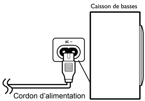 HITACHI AXS 120 - Cordon d'alimentation du caisson de basses - 1