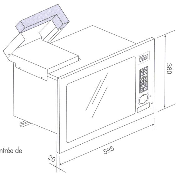 ROSIERES RSK200 - INSTALLATION DANS UN MEUBLE - 2