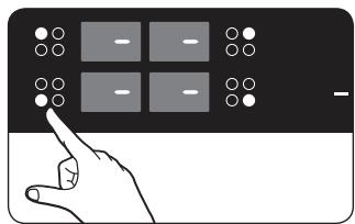 SAMSUNG CTN464FB01 - SELECTIONNEZ LA ZONE DE CUISSON ET LE RÉGLAGE DE LA TEMPERATURE. - 1