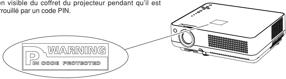 SANYO PLC-XW55 - N° de verrouillage par code PIN logo - 2