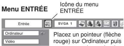 SANYO PLC-XW55 - Opération par Menu - 1