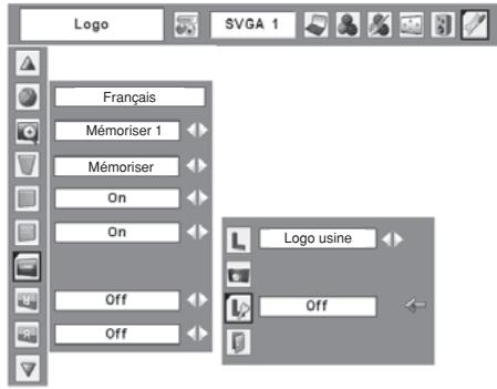 SANYO PLC-XW55 - Mémoriser logo PIN code - 4