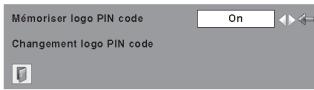 SANYO PLC-XW55 - Boite de dialogue Verrouiller le code PIN logo - 2