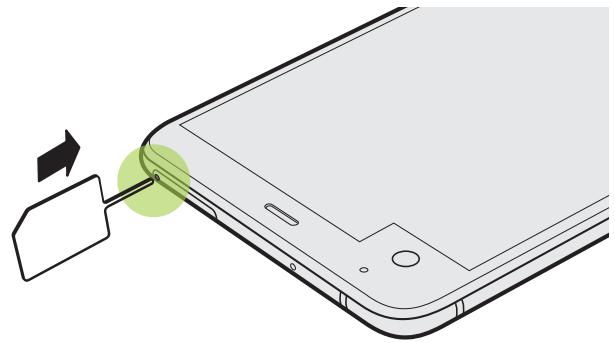 HTC UULTRABLANC 64G - Insertion de la carte microSD - 1