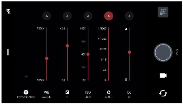HTC UULTRABLANC 64G - Réglage manuel des paramètres de l'ordinateil photo - 1