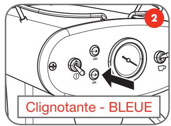 ILLY X1 IPSO ROUGE 6580 - allumage et arrêt - 2