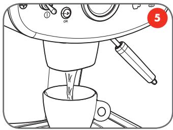 ILLY X1 IPSO ROUGE 6580 - allumage et arrêt - 5