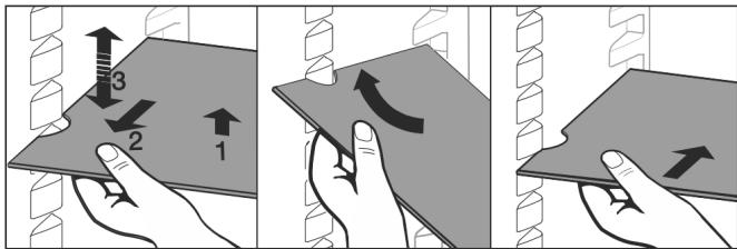 LIEBHERR REFRIGERATEURRE5220-20 - Déplacer/sorting les tablettes de rangement - 2