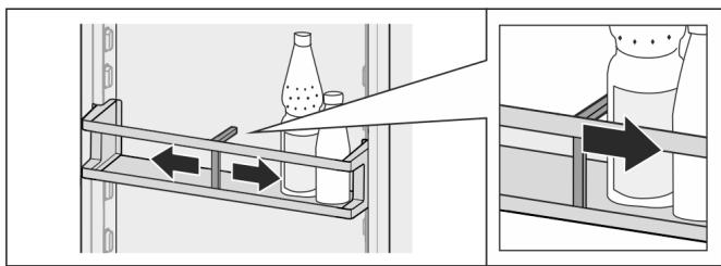 LIEBHERR REFRIGERATEURRE5220-20 - Utiliser le porte-bouteilles - 1