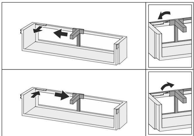 LIEBHERR REFRIGERATEURRE5220-20 - Démonter des balconnets de portes - 1