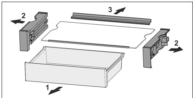 LIEBHERR REFRIGERATEURRE5220-20 - Démonter le VarioSafe - 1