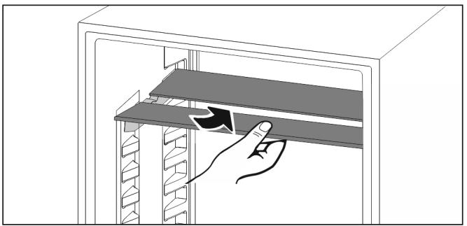 LIEBHERR REFRIGERATEURRE5220-20 - Utiliser une tablette de rangement divisible - 1