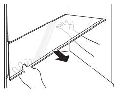CAEL DARTY - Retrait de la tablette du réfrigérateur - 2