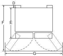 CAEL DARTY - Dimensions et dégagements - 2