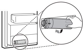 CAEL DARTY - Retirer le filtré à eau jetable. - 2