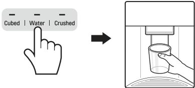 CAEL DARTY - Utilisation du distributeur d'eau et de glace - 1