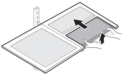 CAEL DARTY - Utiliser l'étagère pliante (\*) - 1