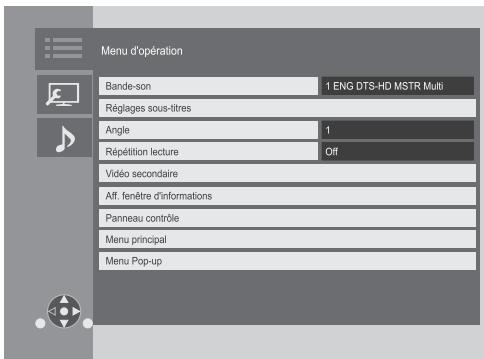 PANASONIC DP-UB820EFR - Appuyez sur [OPTION]. - 1
