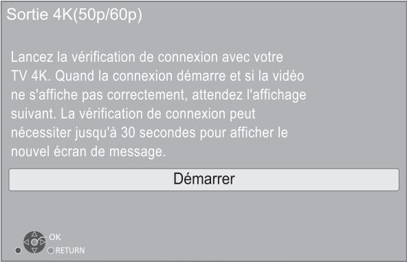 PANASONIC DP-UB820EFR - Lorsqu'il est raccordé à un télévisueur compatible 4K (50p ou 60p) - 1